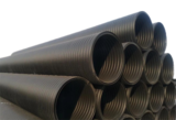 Polyethylene spirally enwound structured-wall pipes Type A
