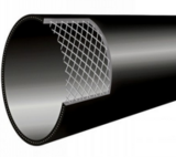 Steel wire reinforced HDPE composite pipe and fitting （SRTP）